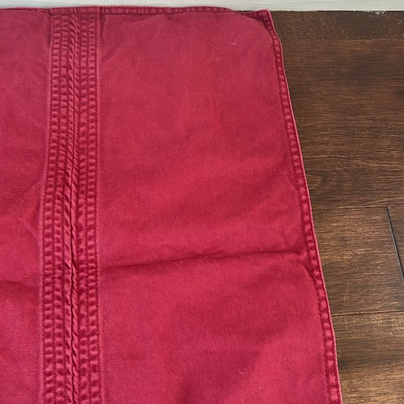 PB Teen Red Pillow shams 100% cotton - Picture 2 of 6